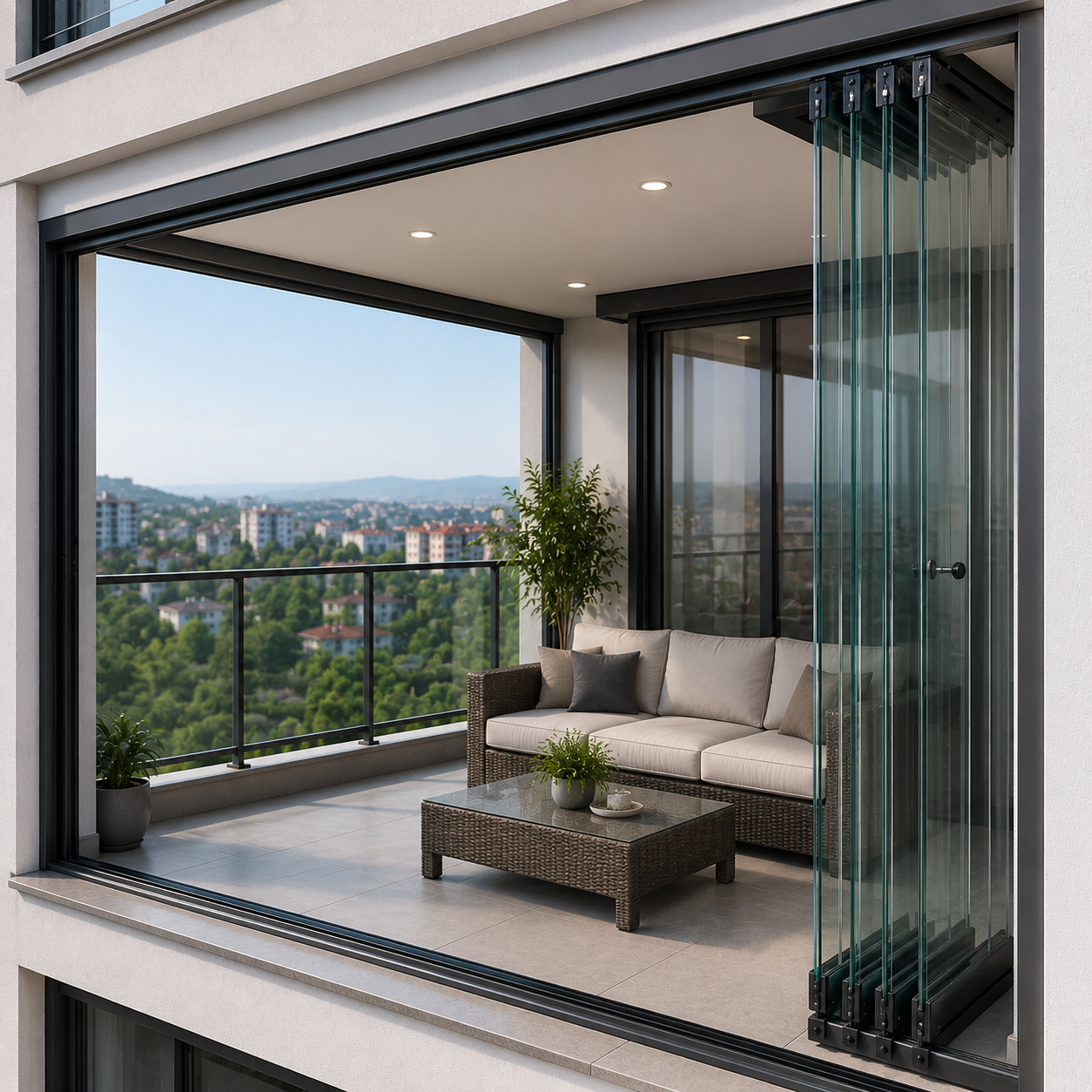 Katlanır Cam Balkon